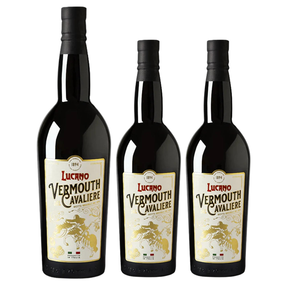 Lucano vermouth del cavaliere 3 bottiglie da 75 cl