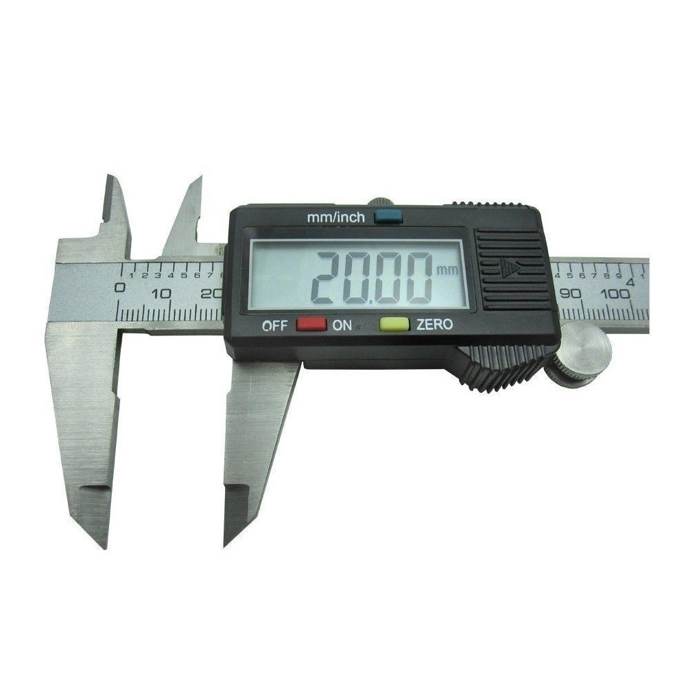 Trade Shop - Calibro A Corsoio Cassa In Metallo Digitale 150 Mm Con Display E Custodia -
