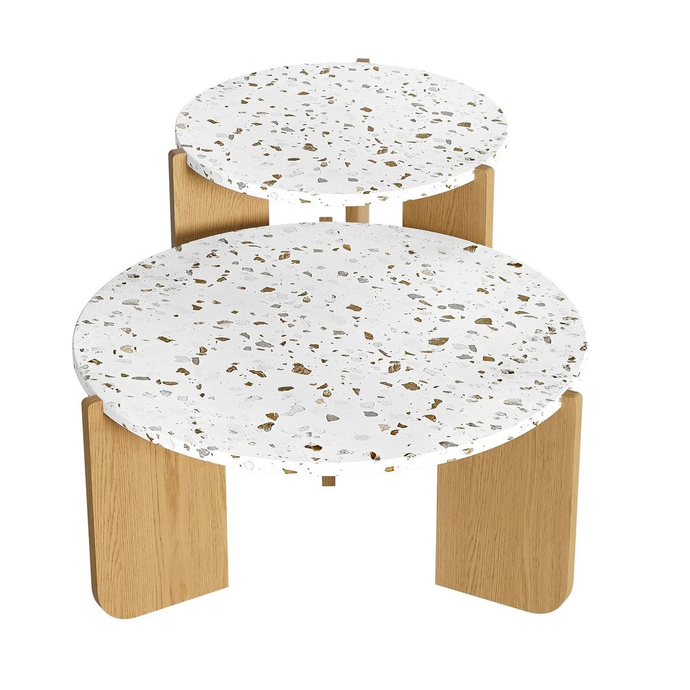 Tavolino da Caff¨¨ Set 2 Pezzi per Soggiorno ¨C MINIMAL ¨C Moderno
