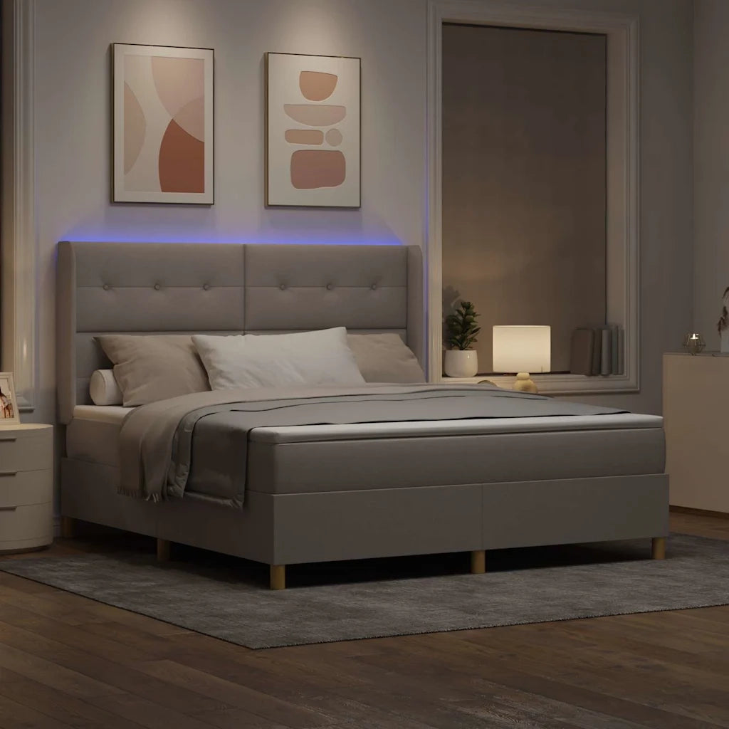 Letto a molle con materasso Talpa 140 x 200 cm Tessuto