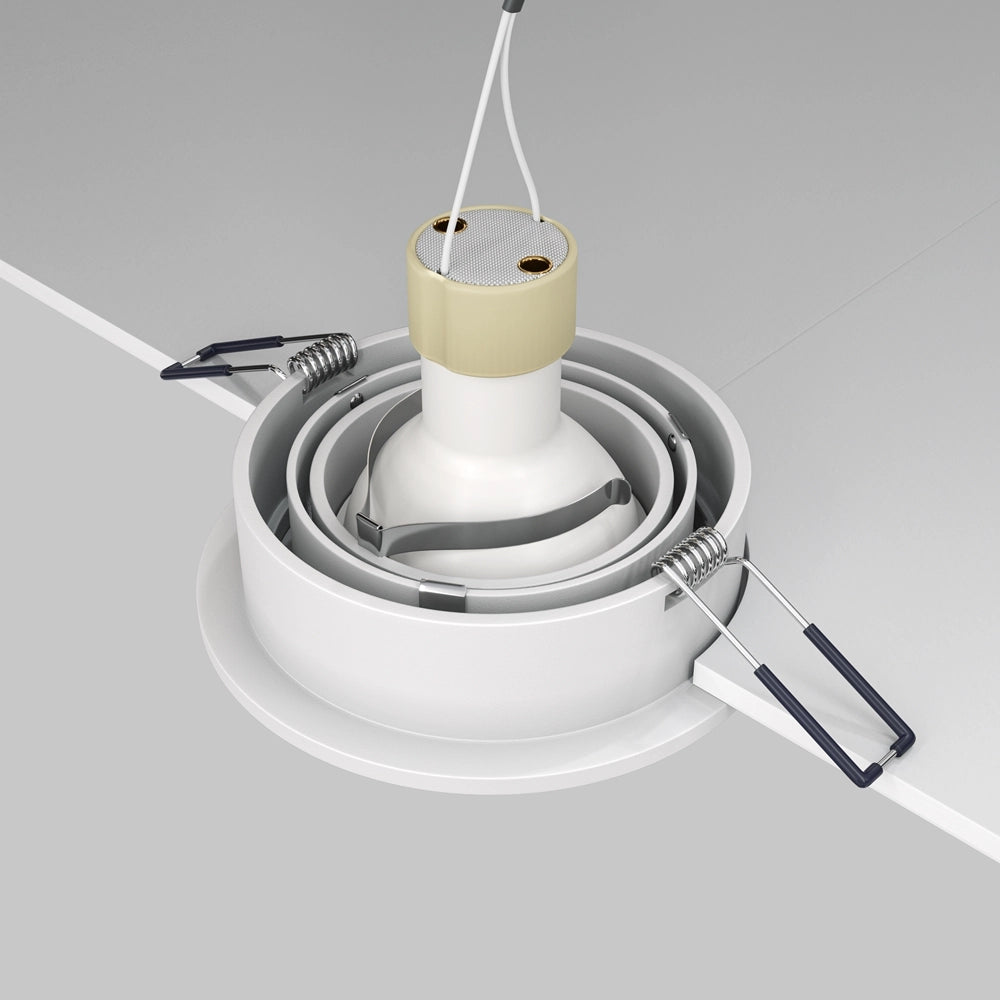 Maytoni Atom faretto da incasso soffitto bianco GU10