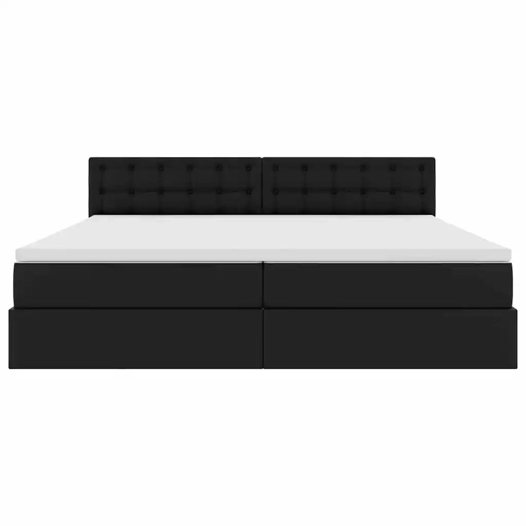 Letto con contenitore e LED con led Grigio chiaro 200 x 200 cm