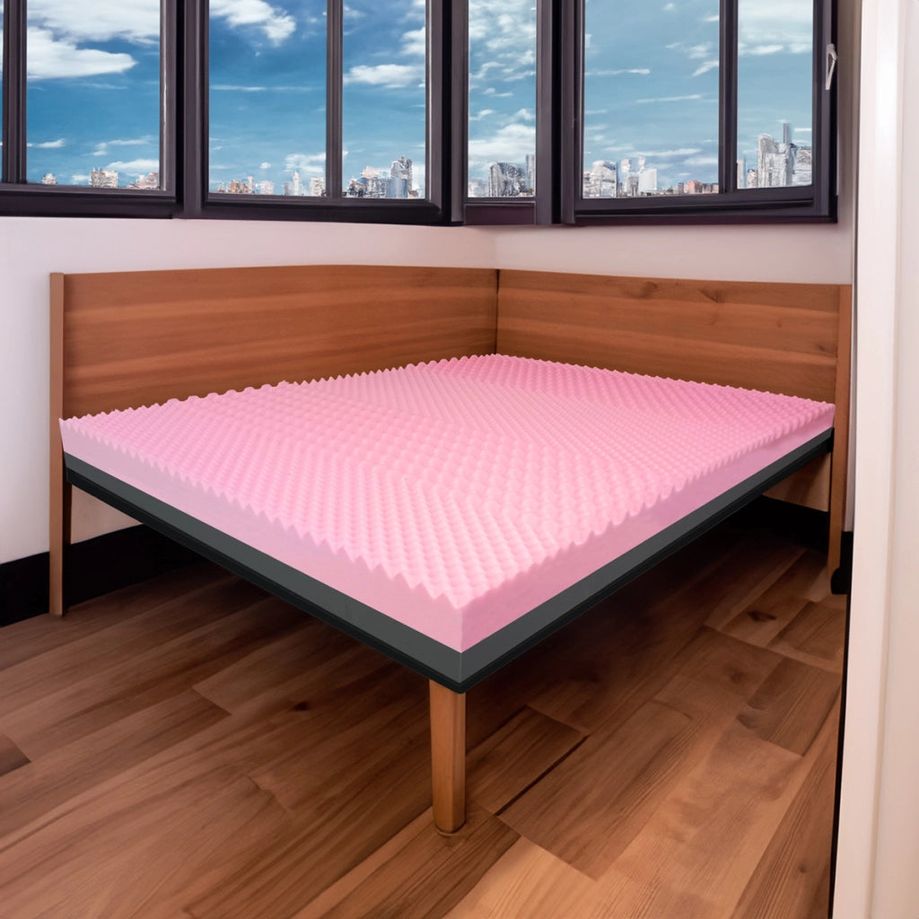 Topper MEMORY + Topper rigido ORTOPEDICO ALTO 8 cm | TOPPER MEMORY e RIGIDO matrimoniale 165X195 Cm | Topper senza tessuto di rivestimento CAPOVOLGIBILE- MOD. DUAL H8