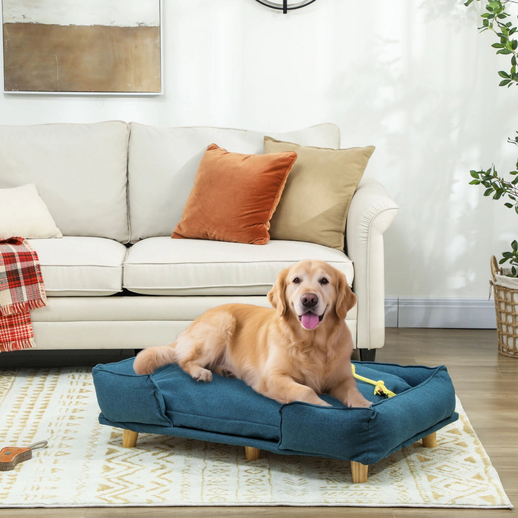Letto per Cani ¨C Minimal ¨C Tessuto Blu Scuro