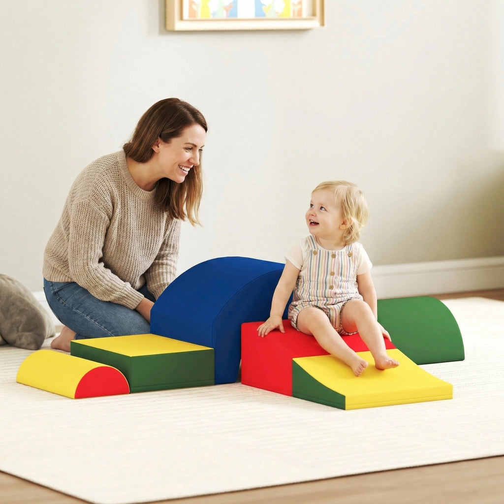 Set Moduli Motricit¨¤ Bambini 5 Pezzi ¨C Xylo ¨C Schiuma EVA Multicolore