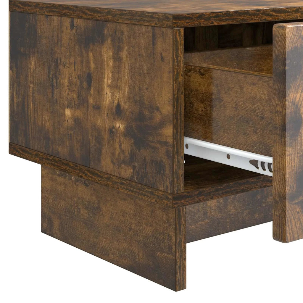 Mobile TV | Armadietto TV | Mobile Porta TV Rovere Fumo 147 x 34,5 x 30 cm Legno ingegnerizzato