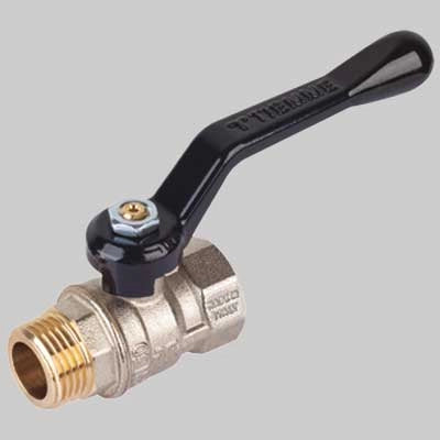 VALVOLA A SFERA PASSAGGIO STANDARD MF LEVA ALLUMINIO  1/2 PN 30     TIEMME