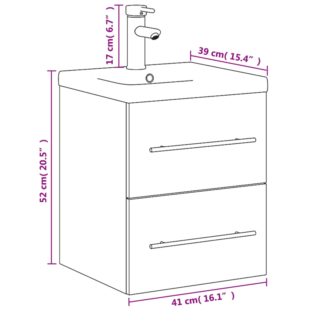 Mobile da Bagno con Lavabo | Armadio Lavabo Bianco