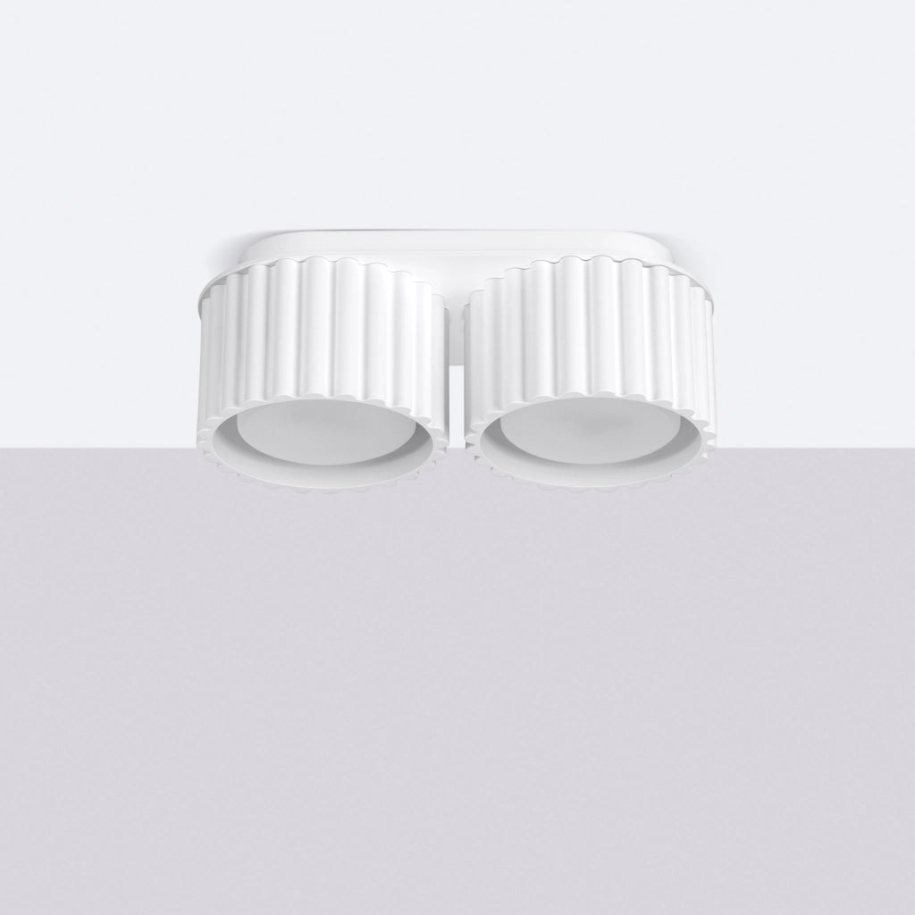 Lampada a soffitto AURA 2 bianco Gx53