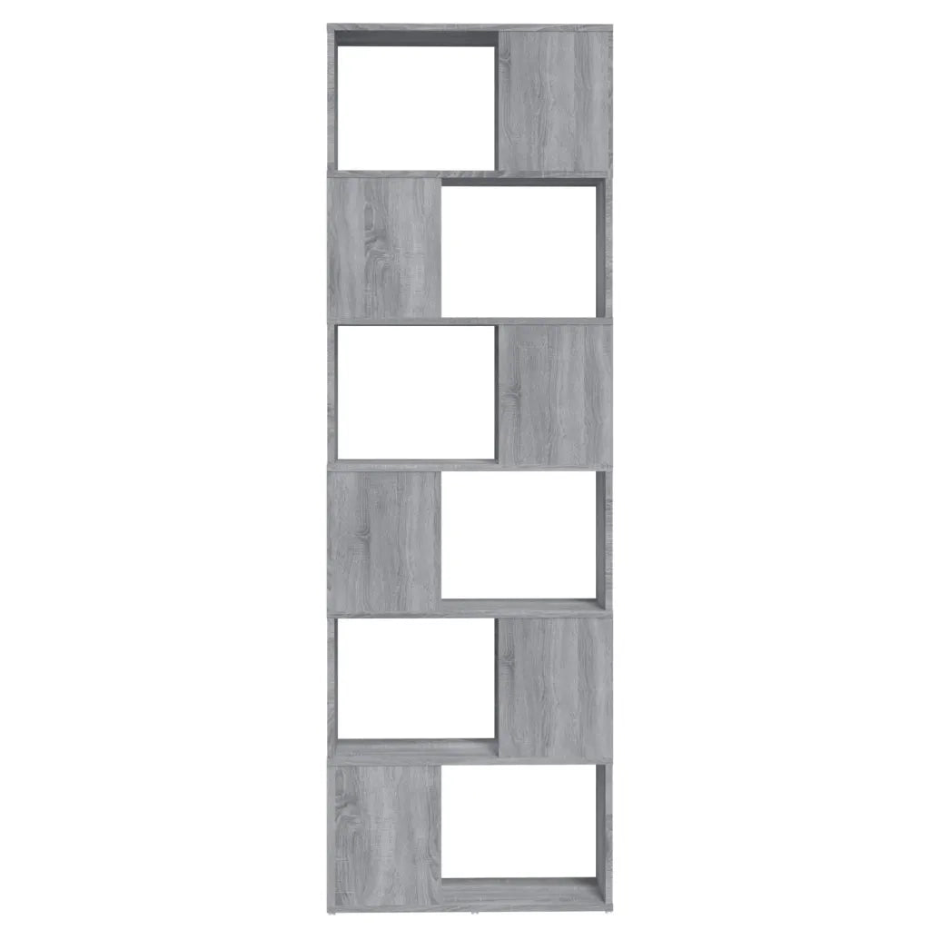 Libreria/Divisorio Grigio Sonoma 60x24x186 cm 816033