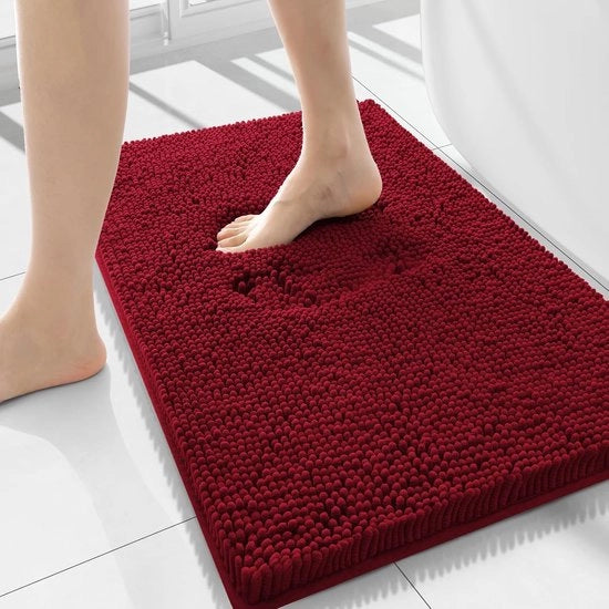 Matrice di microfibra morbida per bagno - Antiscivolo - Comoda - 1 pezzo