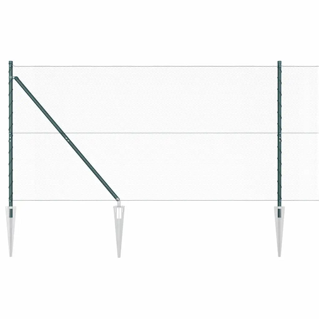 Palo della recinzione Verde 10 x 1,4 m (rete 13 mm)