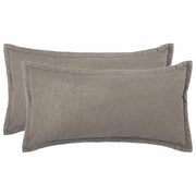 Federa 2 pcs HOUTEN Grigio Chiaro 40 x 70 cm Bouclé 917838