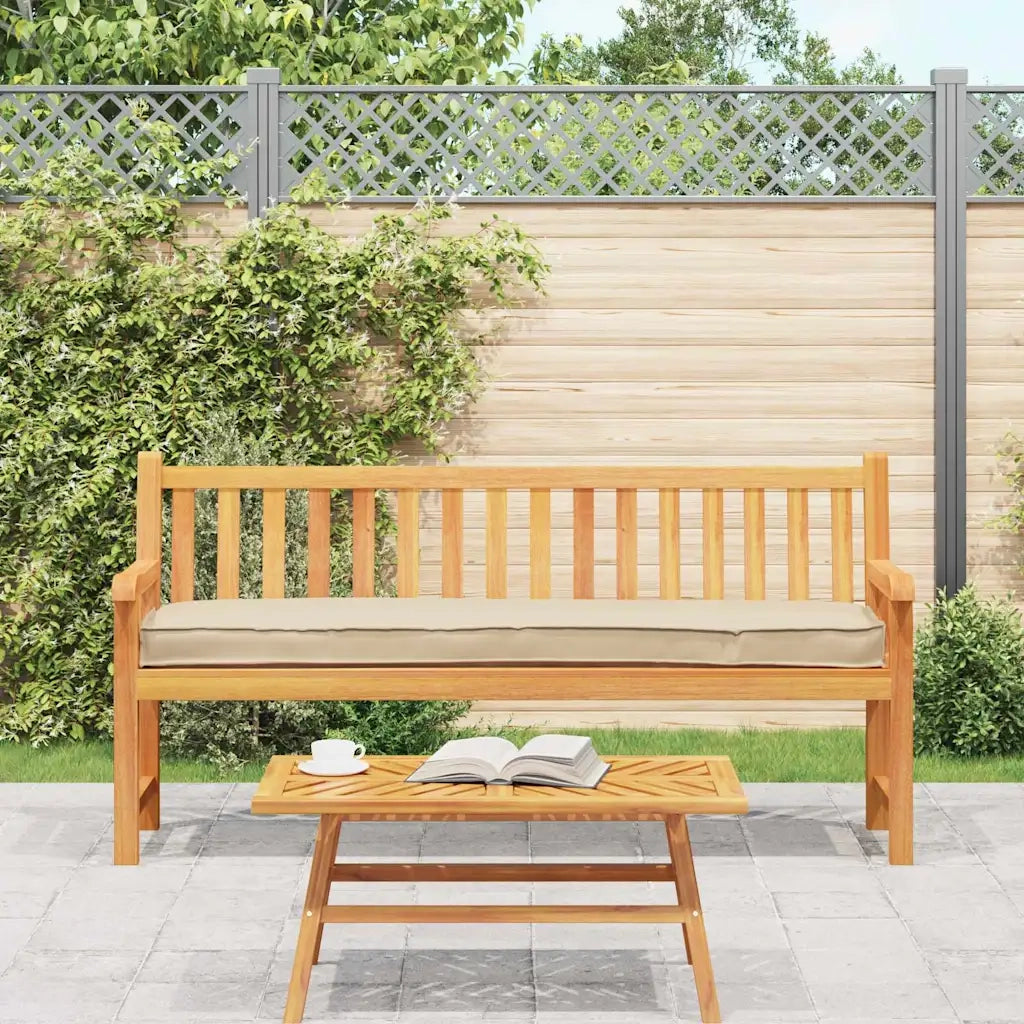 Cuscino per pallet Beige 200 x 40 x 8 cm Tessuto Oxford 42001681