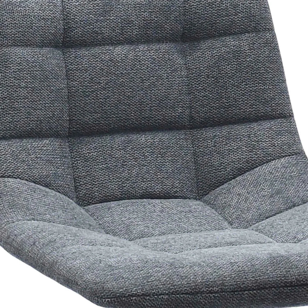 LÚZETE - SGABELLO HAWAII GAMBA COLORE NERO MARENGO TEXTILE