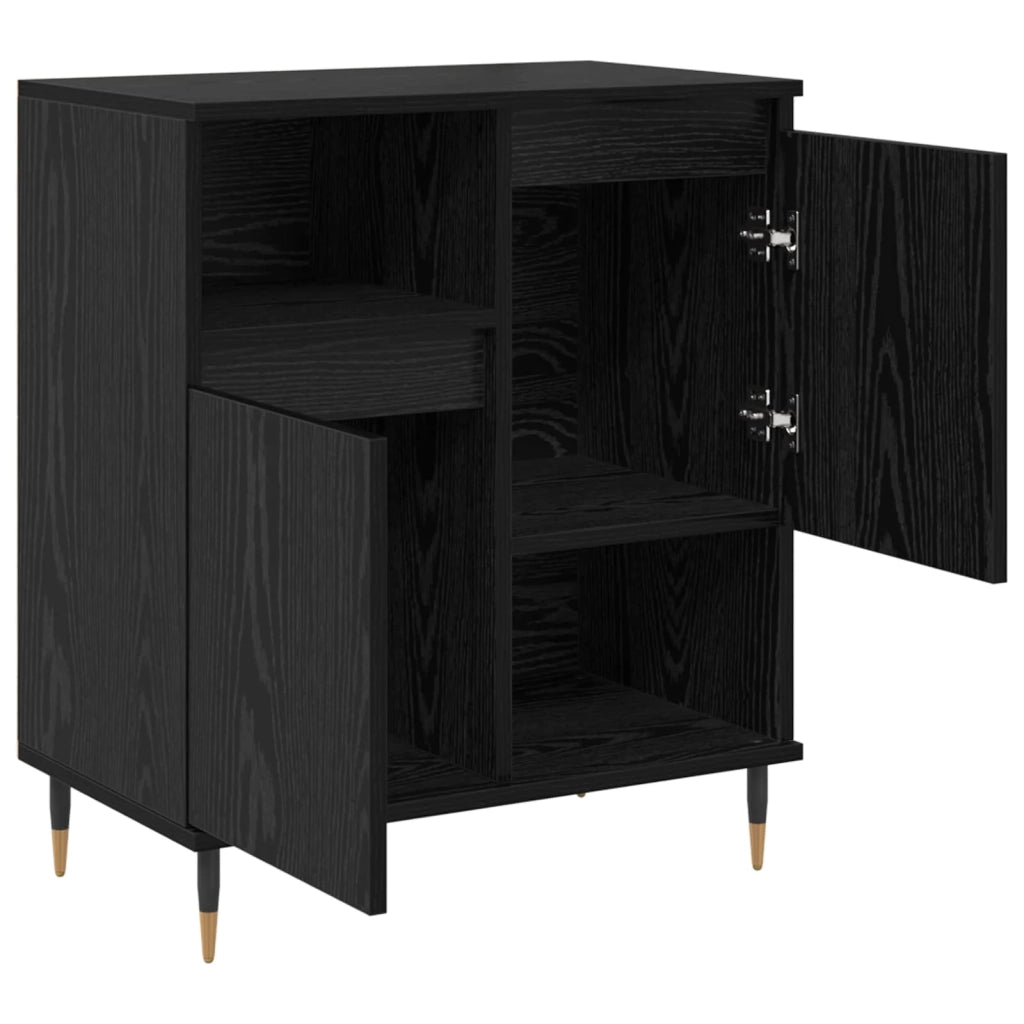 Credenza | Sideboards 2 pcs Rovere nero
