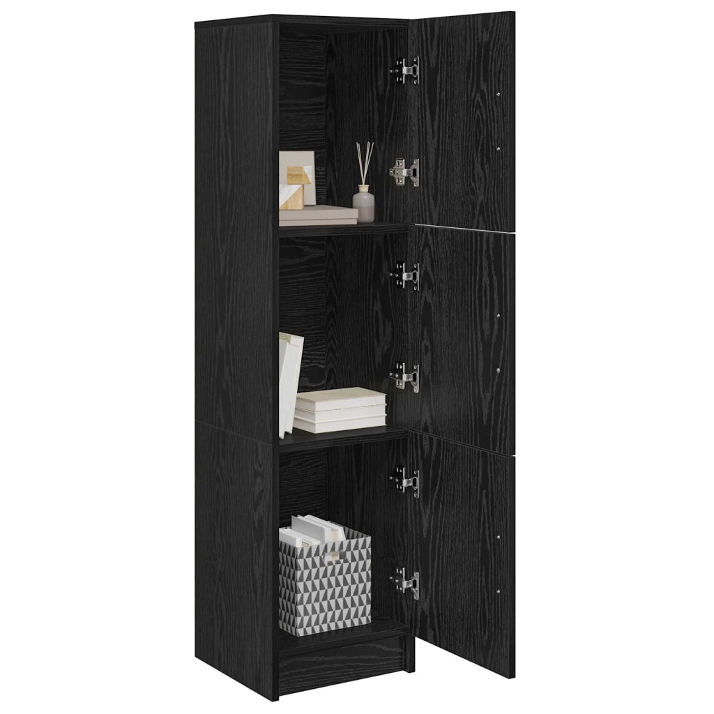 Credenza Rovere Nero 31.5 x 32 x 122.5 cm 869347