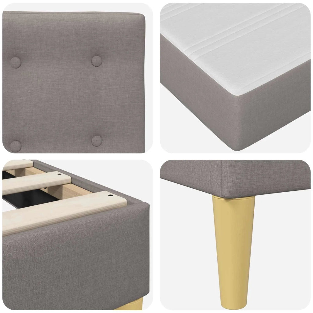 Struttura letto con materasso-Giroletto Talpa 90 x 190 cm Tessuto