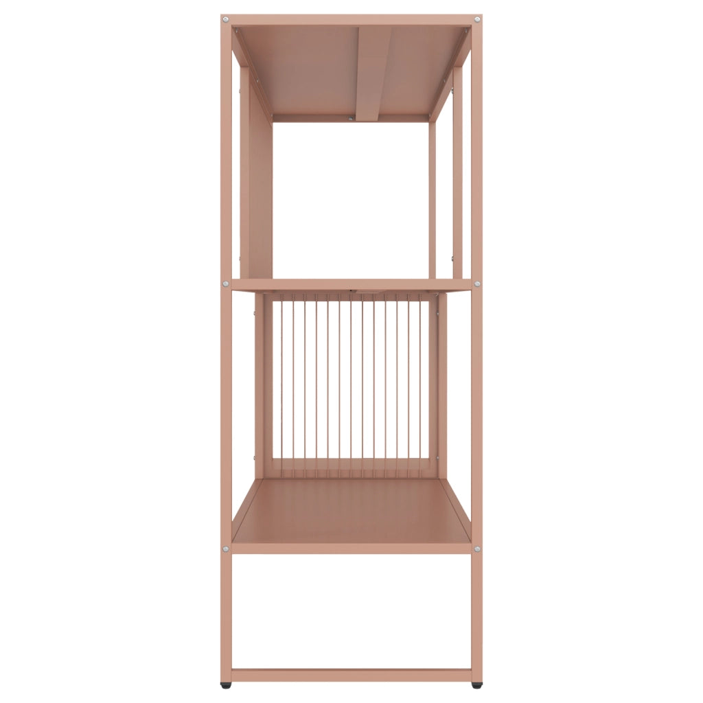 Scaffale in metallo rosa antico EMILIA