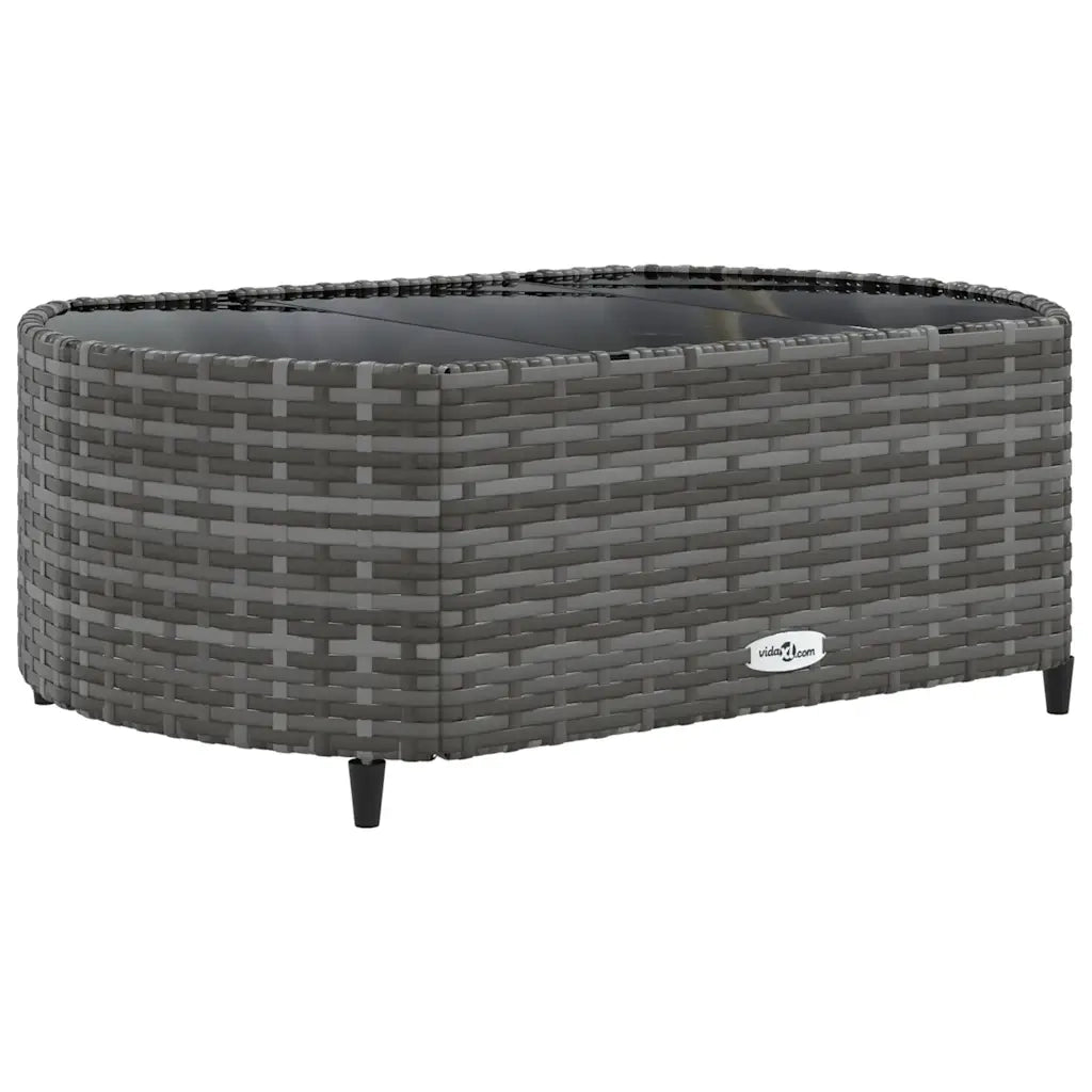 Set Divano da Giardino 6 pz con Cuscini Grigio in Polyrattan 3308394