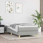 Struttura Letto a Rete a Molle Grigio Chiaro 80x200 cm Tessuto 3120566