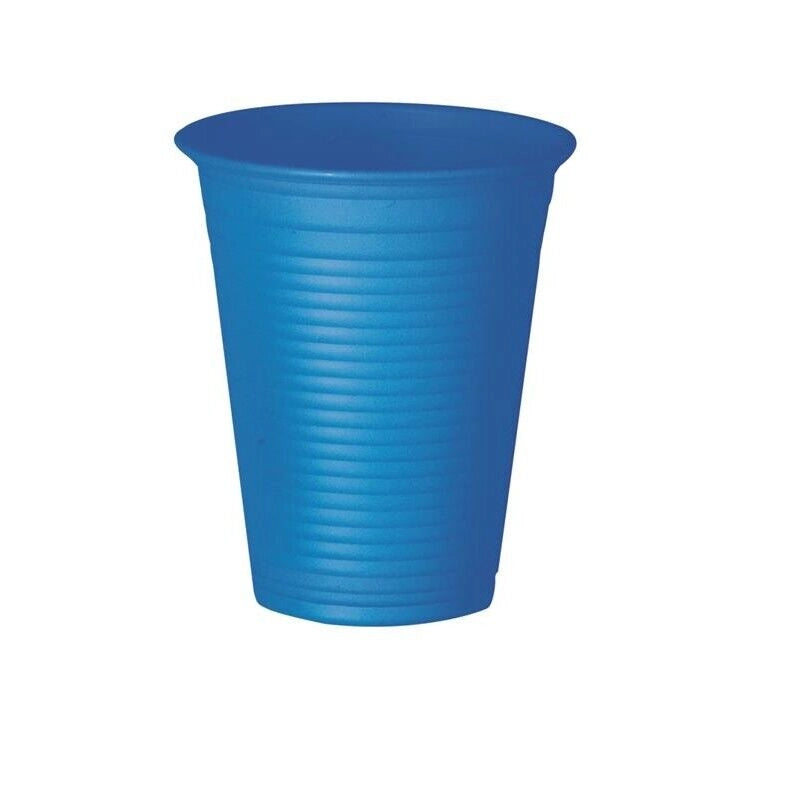 MAURY'S BIOPLASTIC BICCHIERI 200ML 50 PEZZI IN COLORAZIONE AZZURRA