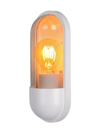 Applique esterna bianca E27 40W IP65 Capsule Lucide
