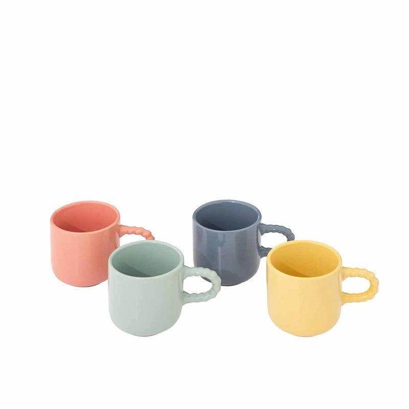 Set 4 tazzine Emma colorate