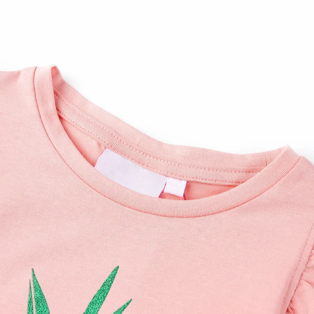 Maglietta da Bambina Rosa 128