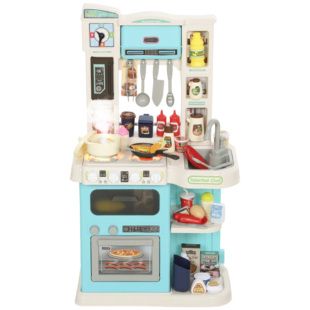 Set Cucina Giocattolo 92 Pezzi ¨C Xylo ¨C Plastica Verde con Rubinetto, 3-6 Anni