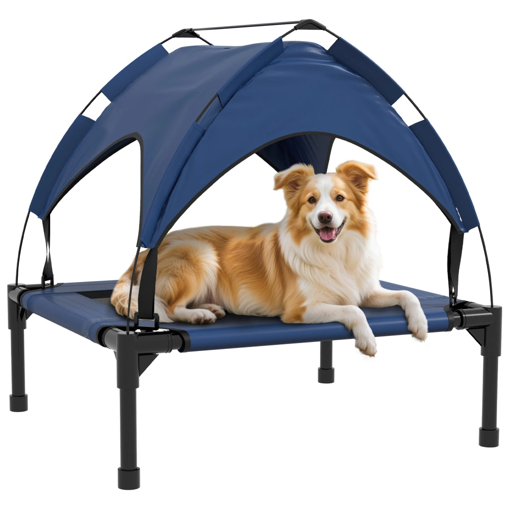 Cuccia per Cane con Tetto ¨C Minimal ¨C Blu Scuro 76x61x69.5 cm