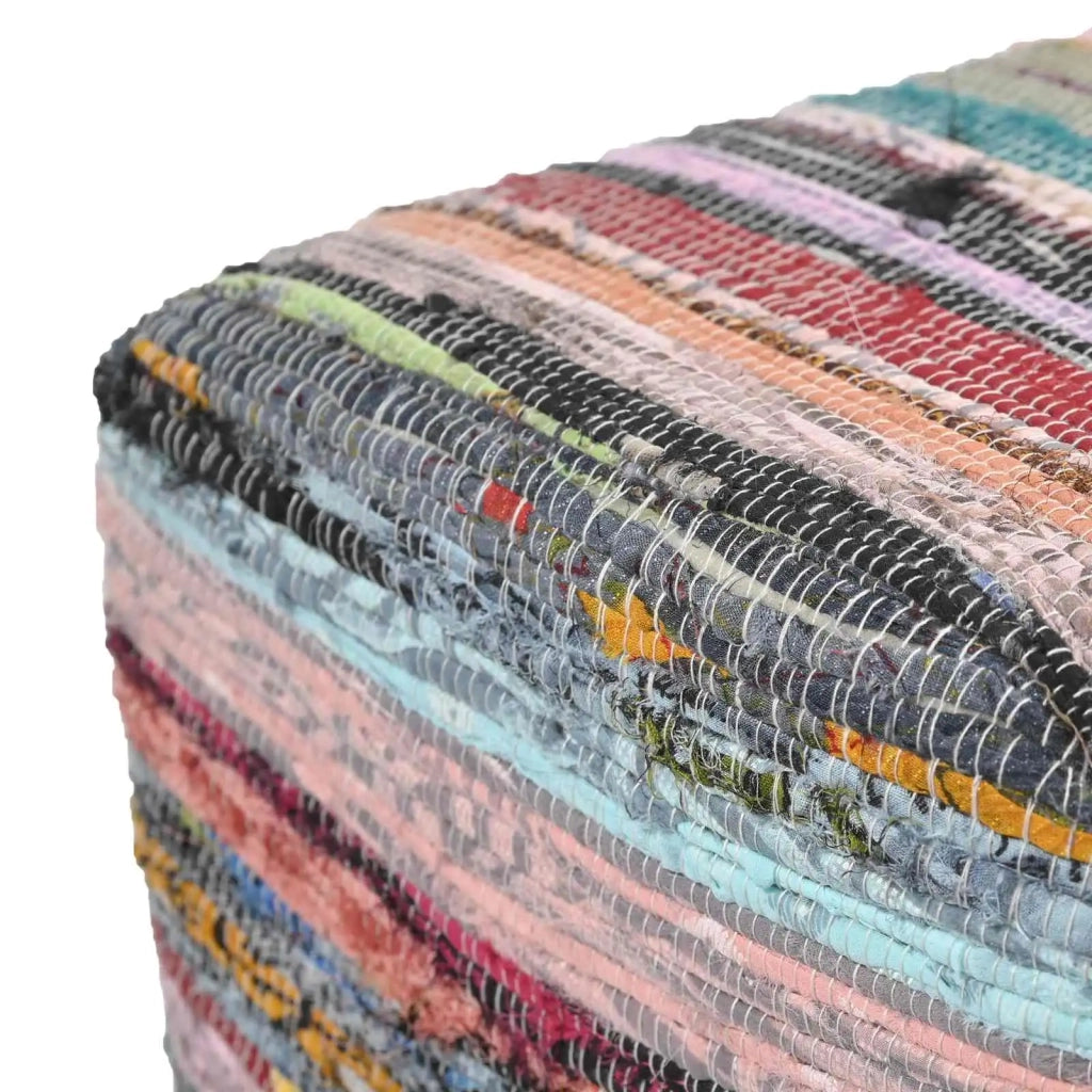 panca 60 x 30 x 45 cm Pelle Vera Multicolore 42042110