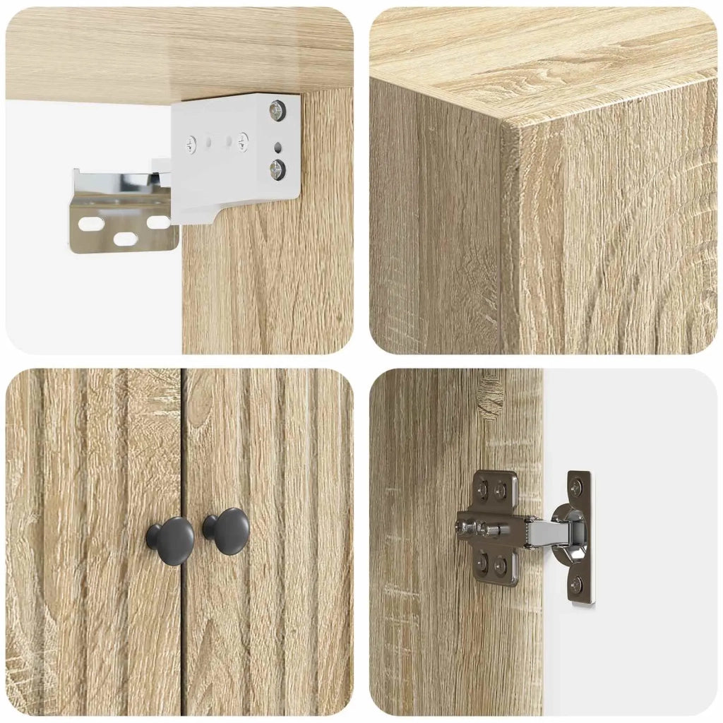 Set di armadi 2 pcs 66 x 34,5 x 90 cm Legno ingegnerizzato 3416459