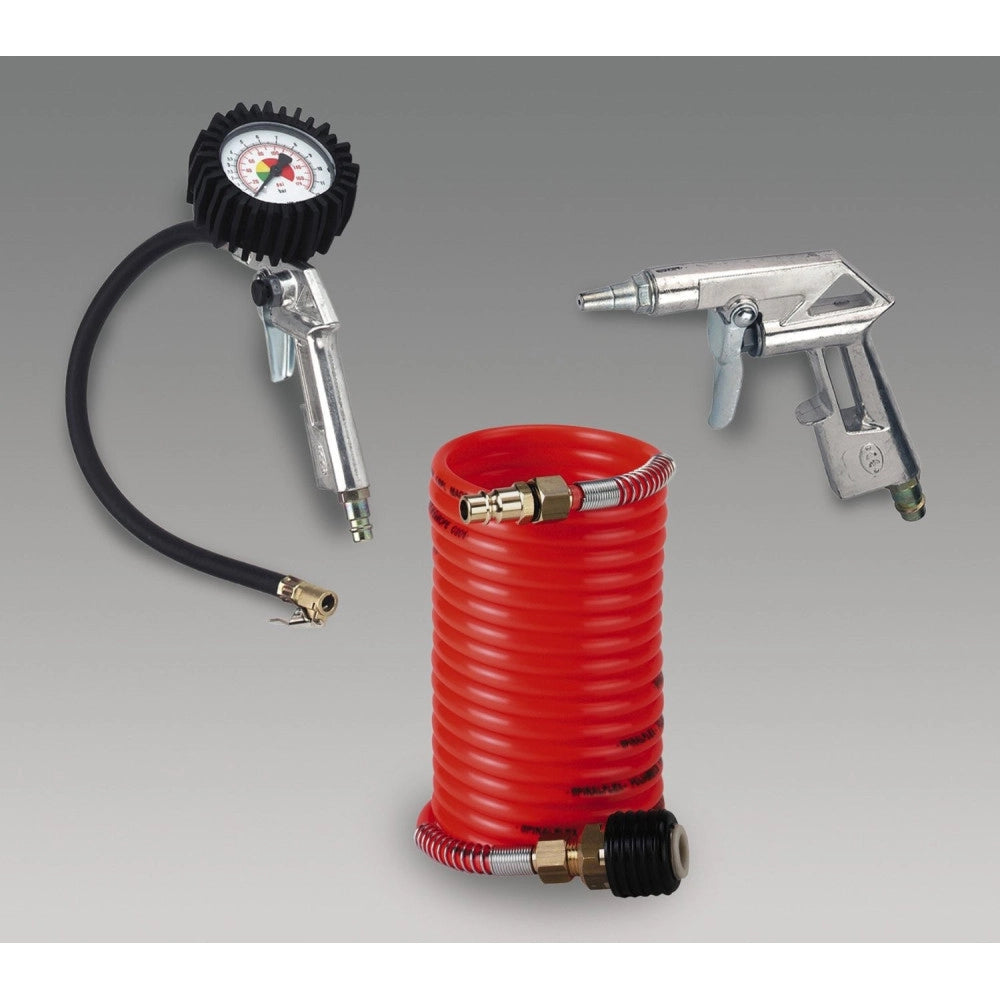 Trade Shop - Set 3 Accessori Per Compressore Aria Compressa Einhell Professionale Da Lavoro -