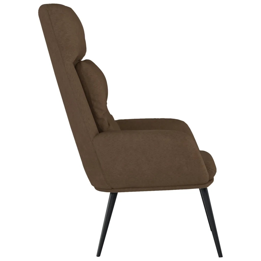 Poltrona Relax Marrone in Similpelle Scamosciata 341279