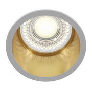 Faretto da incasso Downlight in Alluminio Reif Bianco con Oro