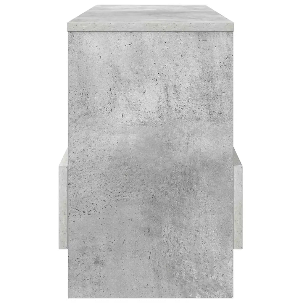 Scaffale per riviste Grigio cemento 68,5 x 30 x 45 cm 890987
