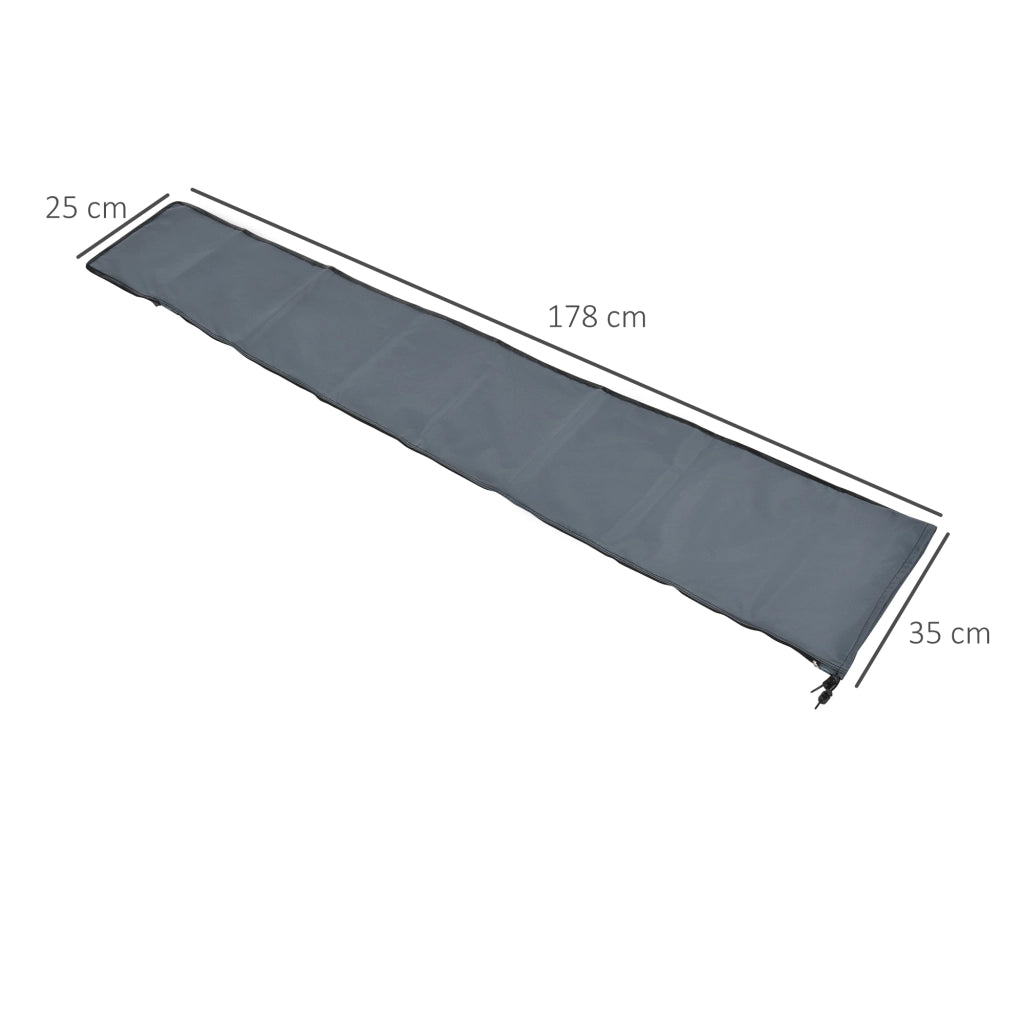 Copertura Impermeabile Parasol Dritto ¨C Minimal ¨C Grigio