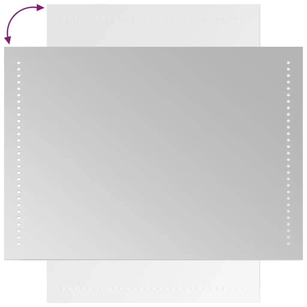 Specchio da Bagno con Luci LED-Specchio per Bagno 50x70 cm 643922