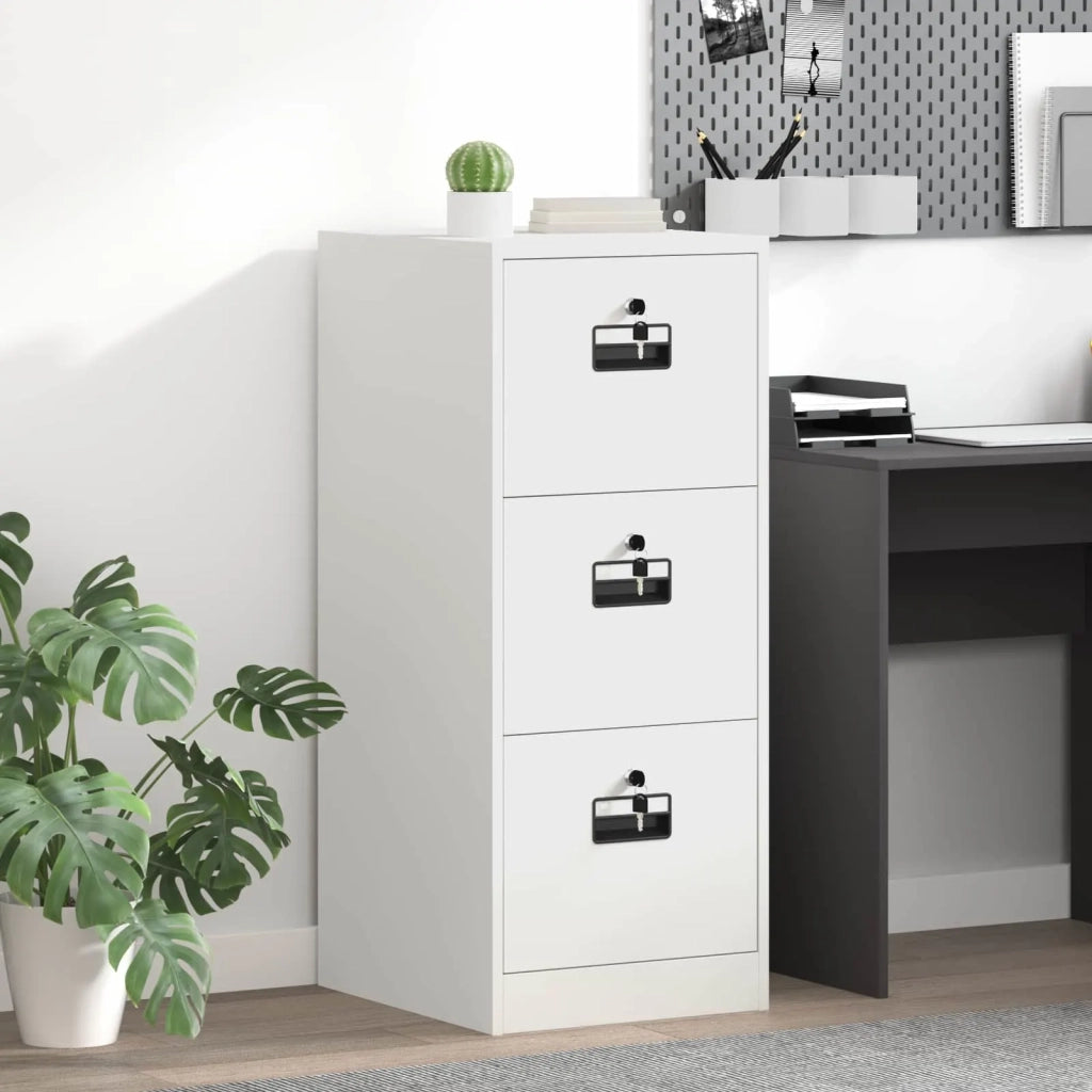 Armadio per File con cassetto Bianco 44 x 50 x 106.5 cm 891603