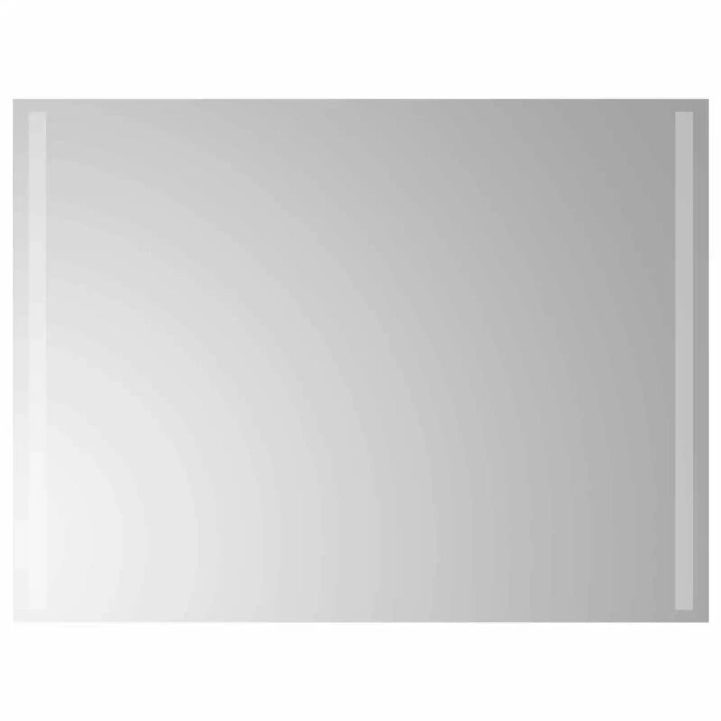 Specchio da bagno LED Trasparente 80 x 60 cm vetro temperato 42045799