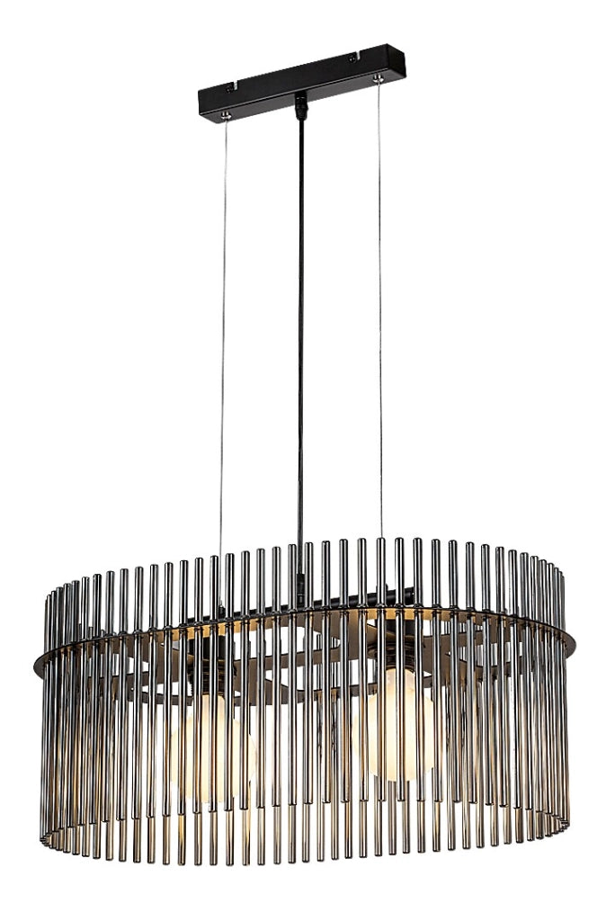 Lampada a sospensione Inesa vetro nero 2xE27 Rabalux