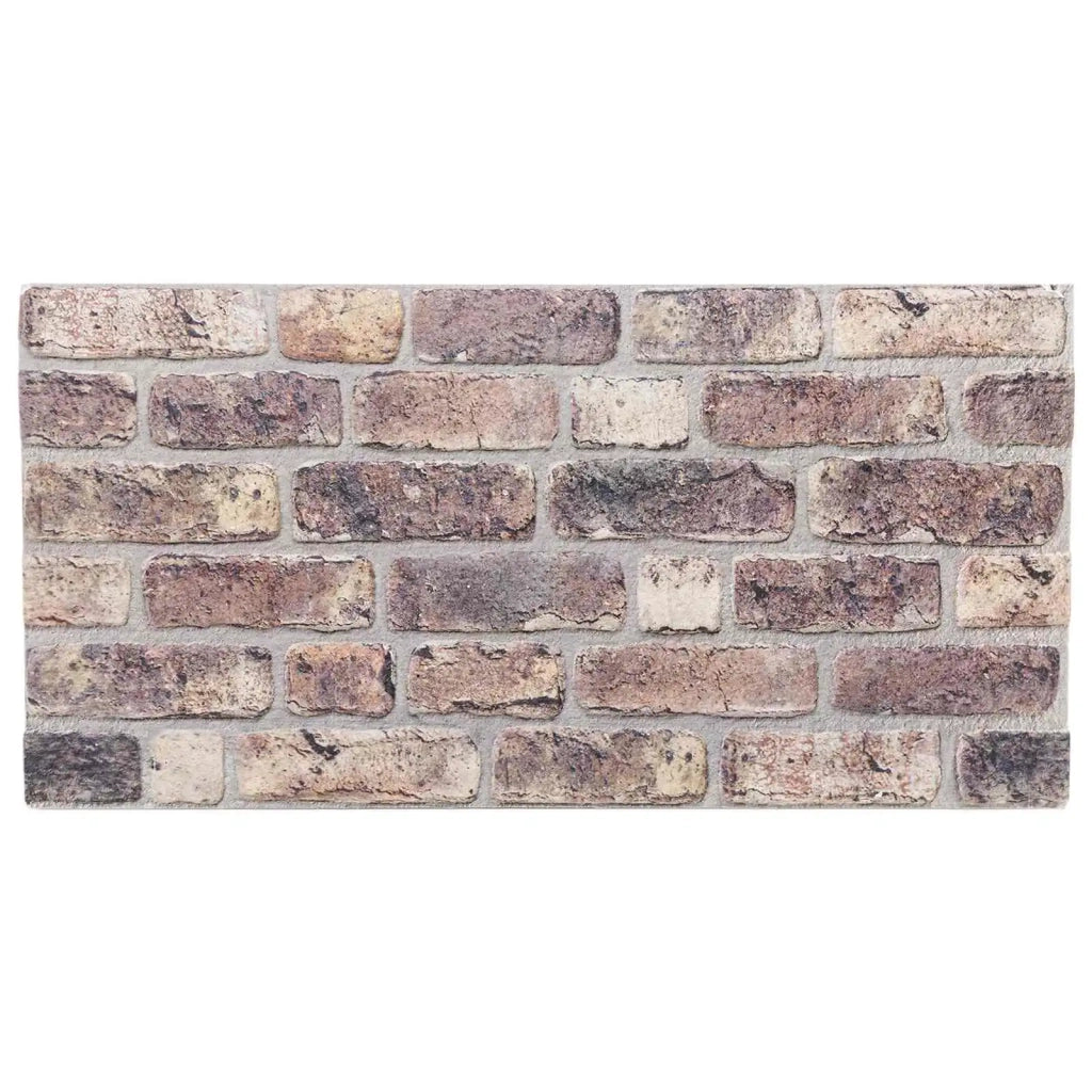Pannelli da parete 10 pz Marrone Scuro 100 x 50 cm Schiuma EPS CFW4666472
