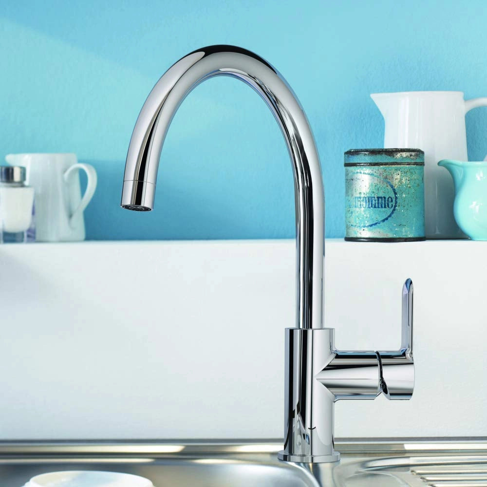 Monocomando Lavello Bocca Alta Bauedge Cromo Grohe