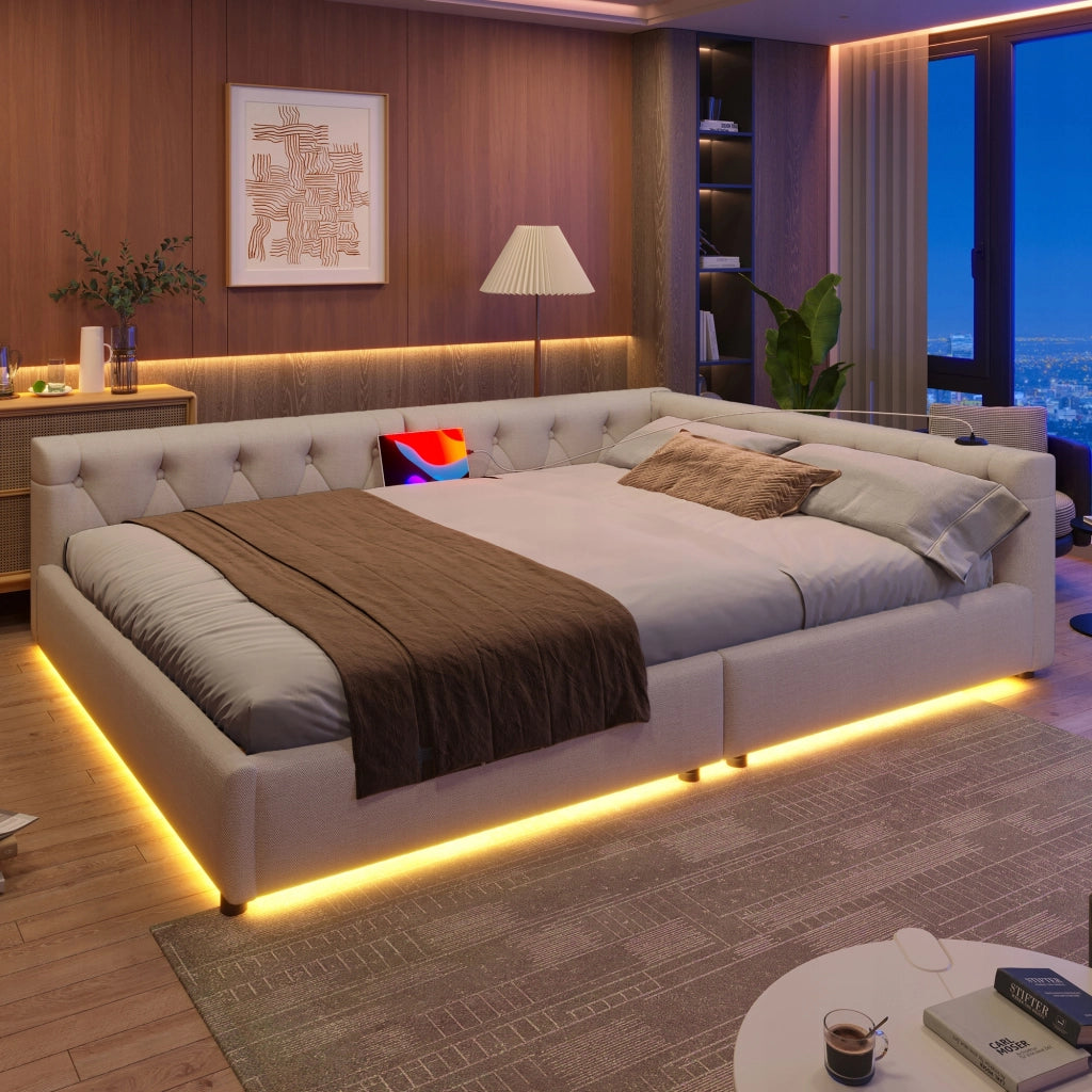 Divano 140x200 beige - Xylo