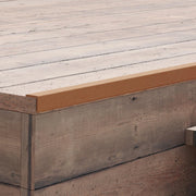 Profili Angolari per Decking in WPC  5pz 170cm Marrone Chiaro cod mxl 51108