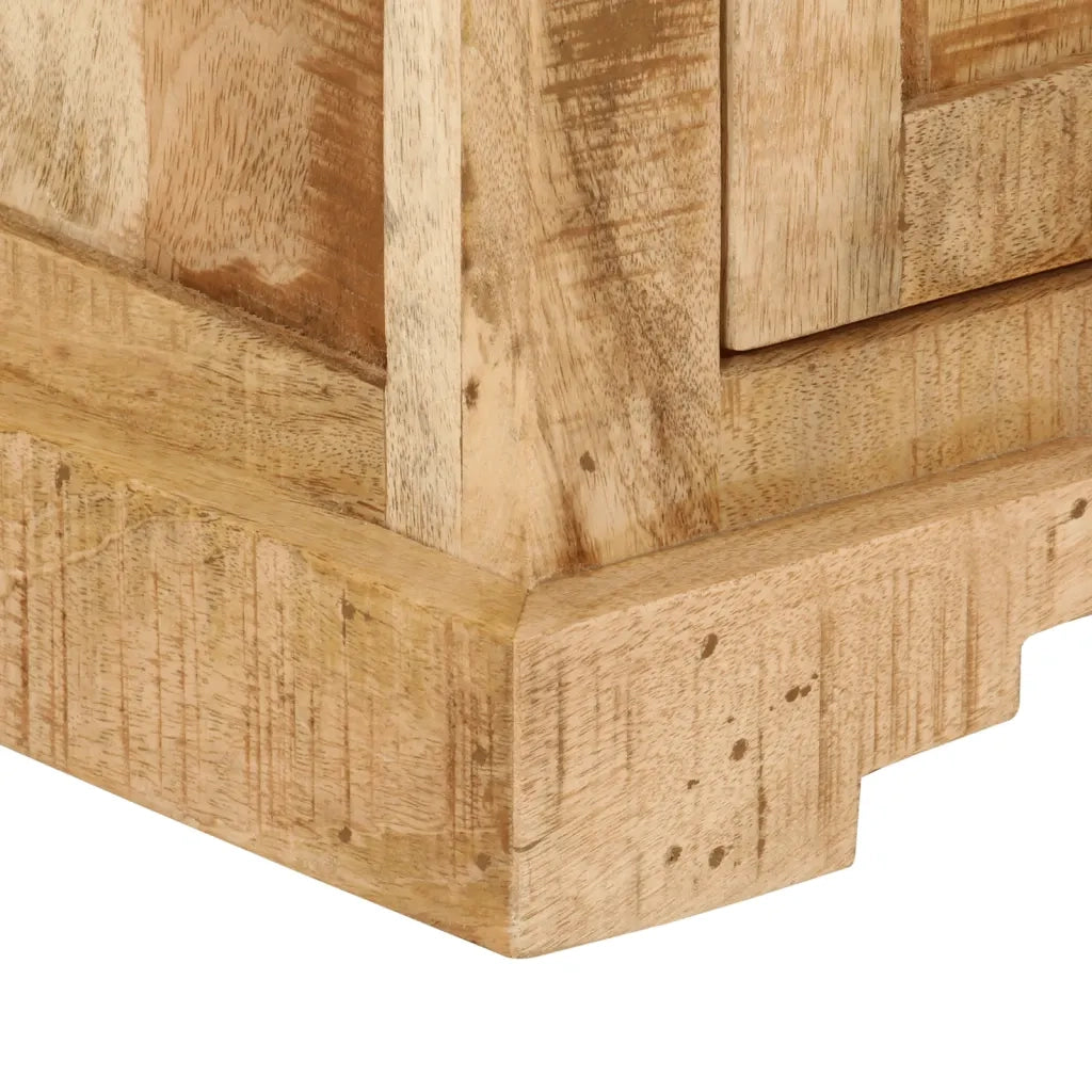 Comodino 40x35x50 cm in Legno Massello di Mango 372717