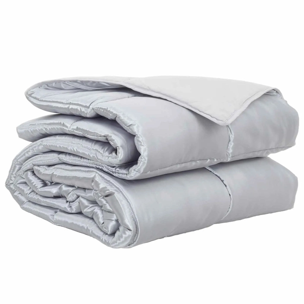 Piumone Completo Annuale Argento 135 x 200 cm Satin e Micropile 42025824