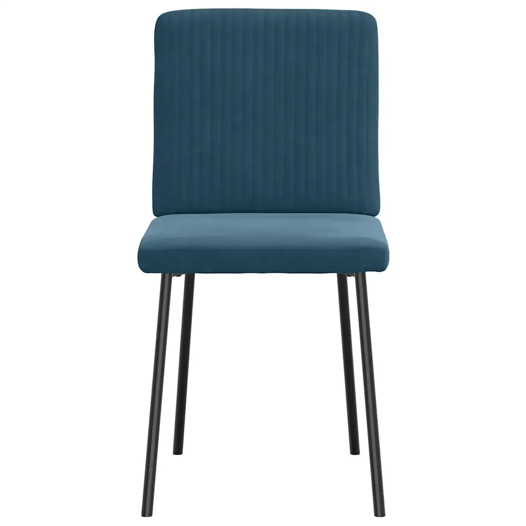 Sedie da Pranzo 2 pz Blu in Velluto 4101196