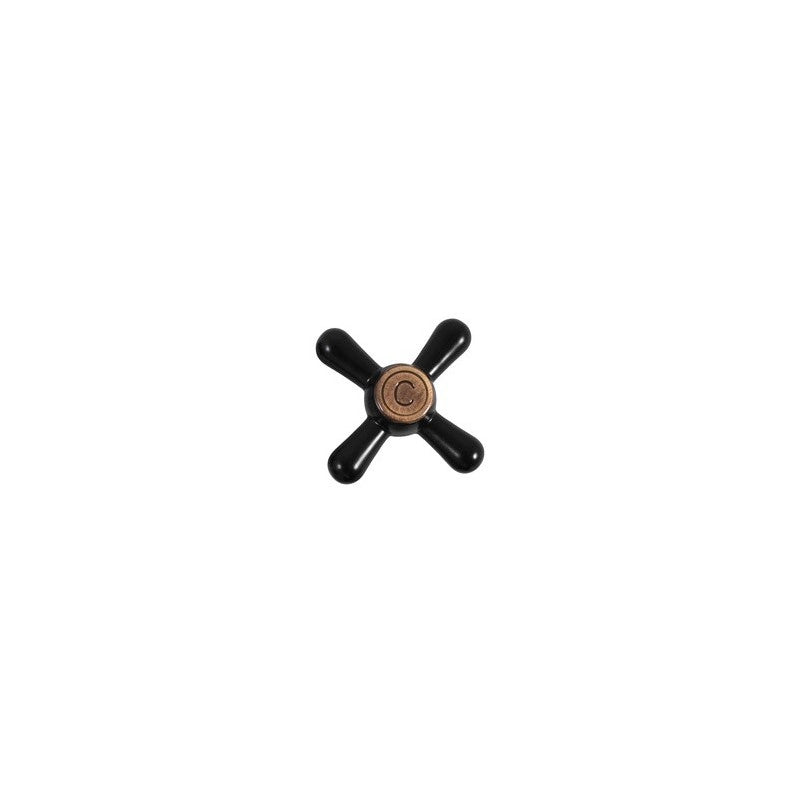 Miscelatore lavabo MORAVA ottone nero opaco senza pop up